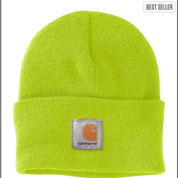 CARHARTT NEON KNIT CUFFED ONE SIZE UNISEX BEANIE - Picture 1 of 2